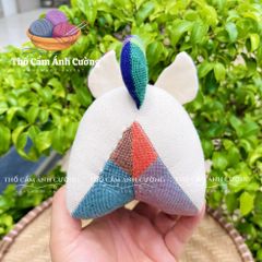 Thú Nhồi Bông Heo Sữa Thổ Cẩm Dân Tộc Thái - Đồ Chơi Trẻ Em Chất Liệu Vải Mềm Mại, Quà Tặng Ý Nghĩa Cho Bé Yêu