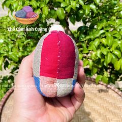 Thú Nhồi Bông Mèo Thần Tài Dễ Thương - Quà Tặng Ý Nghĩa Cho Bé, Vải Thổ Cẩm Dân Tộc Thái Mềm Mại, Chất Lượng Tốt