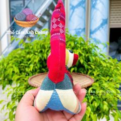 Thú Nhồi Bông Con Sóc Thổ Cẩm Dân Tộc Thái - Quà Tặng Đáng Yêu Chất Liệu Vải Thổ Cẩm Mềm Mại 1 Đổi 1 Bảo Hành 15 Ngày