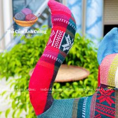 Thú Nhồi Bông Con Sóc Thổ Cẩm Dân Tộc Thái - Quà Tặng Đáng Yêu Chất Liệu Vải Thổ Cẩm Mềm Mại 1 Đổi 1 Bảo Hành 15 Ngày