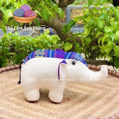 Thú Nhồi Bông Chú Voi Con Thổ Cẩm Dân Tộc Thái - Mềm Mại và An Toàn Cho Bé Yêu, Quà Tặng Ý Nghĩa