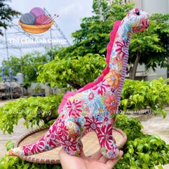 Thú Nhồi Bông Khủng Long Hoa Dễ Thương - Quà Tặng Trẻ Em Chất Liệu Vải Bông Mềm Mại, Bảo Hành 1 Đổi 1