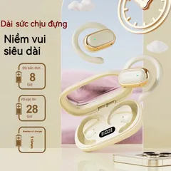 Tai nghe Bluetooth V5.3 không dây X98 - Tai nghe thể thao chống ồn, màn hình LED, nhẹ 8g, âm thanh trong trẻo, thoải mái sử dụng lâu dài