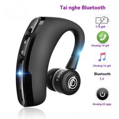 Tai Nghe Bluetooth Không Dây V9 - Mic Khử Tiếng Ồn, Pin Trâu, Âm Thanh Stereo, Thiết Kế Thể Thao Dành Cho Lái Xe Và Kinh Doanh