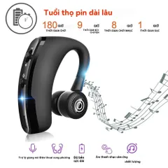 Tai Nghe Bluetooth V5.0 V9 - Tai Nghe Không Dây Kiểu Dáng Thể Thao, Giảm Tiếng Ồn, Thời Trang, Pin Lâu, Hỗ Trợ Cuộc Gọi Rõ Nét