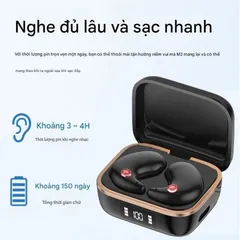 Tai Nghe Bluetooth J-11 V5.4 - Âm Thanh HiFi Bass, Thiết Kế Nhỏ Gọn, Có Micro, Thời Gian Sử Dụng 5-6 Giờ, Chống Nước