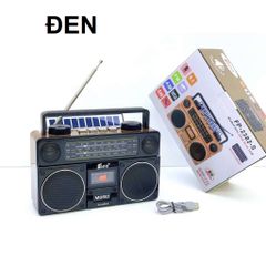 Loa Bluetooth Đài Radio Cổ Điển FP-2382-S - Nghe Nhạc & Radio FM, Sạc Năng Lượng Mặt Trời, Kết Nối USB & Thẻ Nhớ