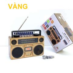 Loa Bluetooth Đài Radio Cổ Điển FP-2382-S - Nghe Nhạc & Radio FM, Sạc Năng Lượng Mặt Trời, Kết Nối USB & Thẻ Nhớ