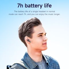 Tai nghe Bluetooth Hoco EQ2 TWS V5.3 - Tai nghe không dây có mic, nghe nhạc 7 giờ, thiết kế sang trọng, âm thanh chất lượng cao