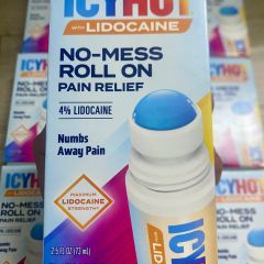 Lăn Giảm Đau Icy Hot Original No Mess 73ml - Dầu Xoa Bóp Hiệu Quả Giúp Thư Giãn Cơ Bắp và Khớp, Tiện Lợi Mang Theo Người