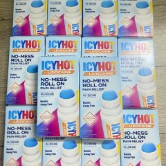Lăn Giảm Đau Icy Hot Original No Mess 73ml - Dầu Xoa Bóp Hiệu Quả Giúp Thư Giãn Cơ Bắp và Khớp, Tiện Lợi Mang Theo Người