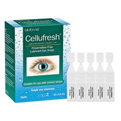 Nhỏ mắt, nước mắt nhân tạo Cellufresh hộp 30 ống hàng Úc