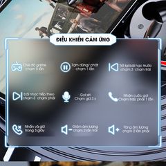 Tai Nghe Bluetooth Gaming J90 TWS V5.3 Chống Ồn, Âm Thanh HiFi Sống Động, Độ Trễ Thấp, Tặng Găng Tay Chơi Game - Phong Cách PUBG
