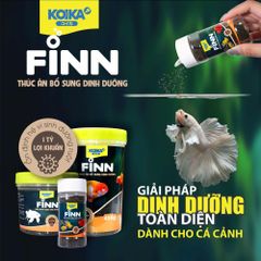 Cám Dinh Dưỡng Viên KOIKA FINN 43% Protein Cho Cá Guppy, Betta, Thủy Sinh - Bổ Sung Vitamin & Probiotics Hỗ Trợ Tiêu Hóa & Sức Khỏe