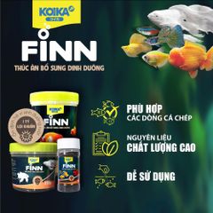 Cám Dinh Dưỡng Viên KOIKA FINN Cho Cá Vàng - 43% Protein, Probiotics Tăng Cường Sức Khỏe & Màu Sắc Rực Rỡ