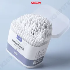Combo 2 Hộp 200 Tăm Bông 2 Đầu Tiện Dụng - Chăm Sóc Cá Nhân Đa Năng, Vệ Sinh Tỉ Mỉ Mọi Chi Tiết