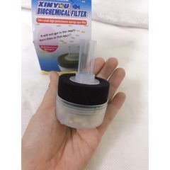 Lọc Sủi Vi Sinh Mini 2 Tầng XY-168 - Thiết Bị Lọc Cá Cảnh & Tép, Tạo Oxy & Lọc Độc Tố Hiệu Quả Cho Hồ Dưới 30L