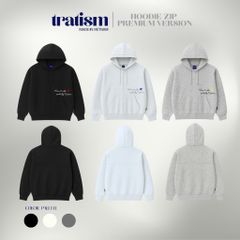 Áo Khoác Boxy Hoodie Zip Nỉ 2 Da Cotton PRIDE Unisex - Form Rộng, Túi Nón, Chống Nắng Tốt, Thời Trang Dạo Phố, Phong Cách Hiện Đại