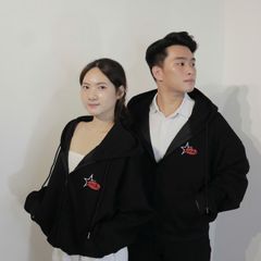 Áo Khoác Hoodie Zip Unisex Boxy Nỉ Cotton 2 Da STAR - Chống Nắng, Form Rộng, Túi Nón, Dành Cho Nam Nữ Thời Trang 2023