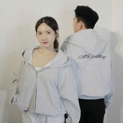 Áo Khoác Hoodie Zip Cotton Nỉ 2 Da Unisex Boxy - Chống Nắng Tốt, Form Rộng Thoải Mái, Nhiều Màu Sắc, Dành Cho Nam Nữ