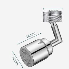 Đầu Vòi Tăng Áp Gắn Labavo Xoay 720 Độ - Tiết Kiệm Nước, Chống Bắn Nước, Lắp Đặt Dễ Dàng, Phù Hợp Với Mọi Loại Vòi