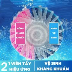 Combo 10 Viên Thả Bồn Cầu Khử Mùi Hàn Quốc - Tẩy Sạch Mảng Bám, Giúp Bồn Cầu Luôn Sạch Tươi Mát, Tiết Kiệm Thời Gian Dọn Dẹp