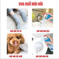 Chai Xịt Khử Mùi Chống Khuẩn Giày 1CK106710 – Tiêu Diệt Nấm Mốc Hiệu Quả, An Toàn Cho Da, Tiện Lợi Dùng Hàng Ngày