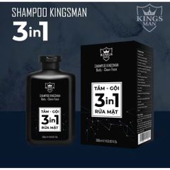 Sữa Tắm Gội Rửa Mặt 3 Trong 1 King Man - Hương Nước Hoa Mới, Tiện Lợi, Đóng Gói Cẩn Thận