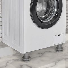 Bộ 4 Chân Nâng Máy Giặt Hình Hoa - Cao Su Chịu Nhiệt, Kháng Rung và Tiếng Ồn, Điều Chỉnh Chiều Cao Dễ Dàng
