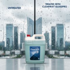 Nước Rửa Kính ClearWay GlassPro 10L - Chuyên Dụng, An Toàn, Không Độc Hại, Sáng Bóng Cho Kính Tòa Nhà, Cao Ốc, Showroom