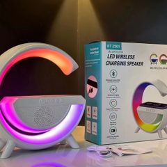 Loa Bluetooth 3in1 BT 2301 - Sạc Không Dây với Đèn Ngủ, Hiệu Ứng Ánh Sáng Đổi Màu Thích Hợp Cho Không Gian Sống Tươi Sáng
