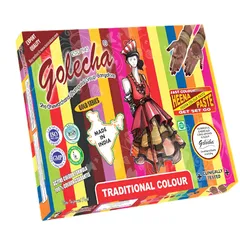 Mực Vẽ Henna Golecha 6 Màu Ấn Độ Thiên Nhiên - Hình Xăm Mehendi Chất Lượng Cao, Bền Màu, Dễ Sử Dụng