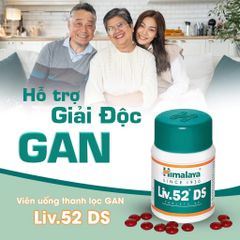 Viên Uống Giải Độc Gan Himalaya Liv.52 DS 60 Viên - Tăng Cường Chức Năng Gan và Sức Đề Kháng, Hỗ Trợ Tiêu Hóa