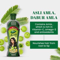 Dầu Ủ Tóc Dabur Amla Oil Ấn Độ - Dưỡng Tóc Khỏe, Mượt, Dày Tự Nhiên từ 14 Loại Thảo Mộc - Sản Phẩm Dành Cho Nam Nữ