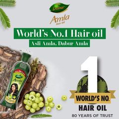 Dầu Ủ Tóc Dabur Amla Oil Ấn Độ - Dưỡng Tóc Khỏe, Mượt, Dày Tự Nhiên từ 14 Loại Thảo Mộc - Sản Phẩm Dành Cho Nam Nữ