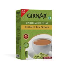 Trà Sữa Hoà Tan Bạch Đậu Khấu Girnar Ấn Độ - Trà Sữa Instant Hương Cardamom, Đóng Gói Tiện Lợi 10 Gói Nhỏ