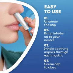Ống Hít Mũi Vicks Inhaler 0.5ml Móc Khoá Hương Bạc Hà - Tiện Lợi Giảm Nghẹt Mũi, Cảm Lạnh, Dễ Dàng Mang Theo