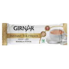 Trà Sữa Ấn Độ Girnar Instant Masala Chai Gói 10 Bịch - Hỗn Hợp Nguyên Liệu Đường Stevia, Thưởng Thức Vị Truyền Thống Không Đường