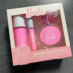 Set Nước Hoa Barbie Dành Cho Bé Gái Từ 6 Tuổi - Gồm 1 Nước Hoa 10ml, 1 Nước Hoa 50ml & 1 Body Mist 50ml - Quà Tặng Siêu Đáng Yêu