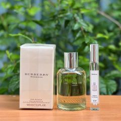 Nước Hoa Burberry Weekend for Women 10ml - Eau de Parfum Floral Fruity Dịu Dàng, Thoải Mái, Phong Cách Cuối Tuần