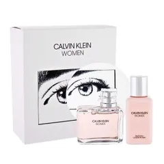 Bộ Nước Hoa Calvin Klein Women 100ml & Sữa Dưỡng Thể 100ml - Hương Hoa Cỏ Gỗ Thích Hợp Cho Phụ Nữ Hiện Đại