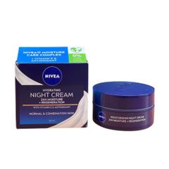 Kem dưỡng ẩm ban đêm NIVEA Hydrating Night Cream 24H - Dưỡng ẩm & Tái tạo da tự nhiên cho làn da mềm mại