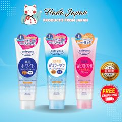 Sữa Rửa Mặt Dưỡng Ẩm Làm Sáng Da Kosé Softymo White & Collagen - Kiềm Dầu, Mờ Vết Thâm, Chính Hãng Nhật Bản
