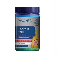 Viên Uống Mầm Đậu Nành Wagner Lecithin 1200mg - Hỗ Trợ Sức Khỏe Tim Mạch, Tiêu Hóa, và Gan, 100 Viên