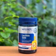 Viên Uống Mầm Đậu Nành Wagner Lecithin 1200mg - Hỗ Trợ Sức Khỏe Tim Mạch, Tiêu Hóa, và Gan, 100 Viên