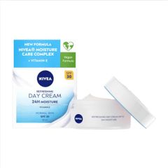 Kem Dưỡng Ẩm NIVEA Ban Ngày SPF30 - 50ml cho Da Thường và Hỗn Hợp, Cấp Ẩm 24 Giờ và Bảo Vệ Da Trước Tia UV