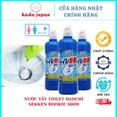 Nước Tẩy Toilet Daiichi Sekken Rookie 500mL - Diệt Khuẩn, Khử Mùi Hiệu Quả, Sạch Bóng Cho Nhà Vệ Sinh Thơm Mát