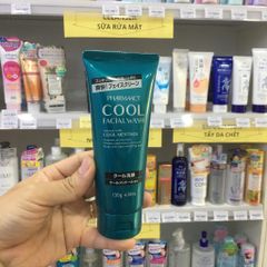 Sữa Rửa Mặt Bạc Hà Mát Lạnh Pharmaact Cool 130g - Giúp Làm Sạch Sâu, Làn Da Thoáng Sáng, Thư Giãn Cho Nam giới