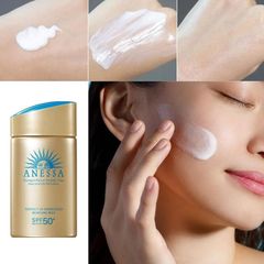 Sữa Chống Nắng Anessa Perfect UV Mild Milk SPF50+ - Dành Cho Da Nhạy Cảm, Bảo Vệ Tối Ưu, Nhập Khẩu Nhật Bản 60ml