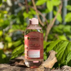 Nước Tẩy Trang Garnier Micellar Rose Water Cleaner & Glow 400ml - Tẩy Trang & Dưỡng Ẩm Cho Da Nhạy Cảm, Phù Hợp Với Mọi Loại Da